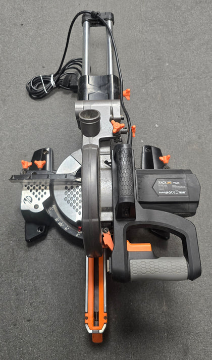 Tacklife PMS01X-UK 1500W 4500 RPM Adjustable Sliding Compound Mitre Saw **Collection Only**