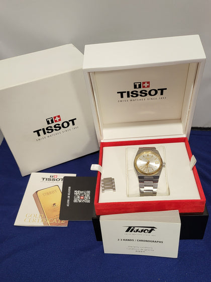 Tissot PRX Powermatic 80 35mm Steel and 18K Gold Bezel Unisex Watch