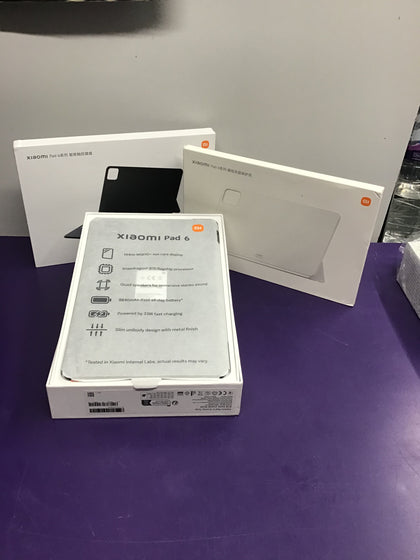 **BIXED ++ NEARLY NEW** Xiaomi Pad 6 - 8GB + 256GB - Grey ++ Boxed Case