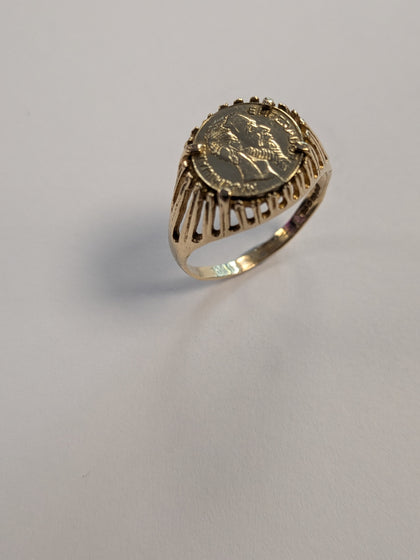 9ct Gold Emperor Maxmilian Ring