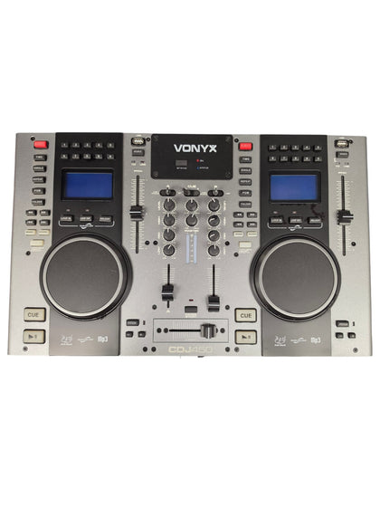 Vonyx CDJ-450 DJ CD Mixer with Dual CD Players & Bluetooth Connectivity