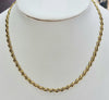 9ct Gold Wavy Link chain 17"