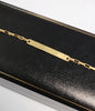 9ct Yellow Gold Narrow I.D. Bracelet - 7" - 2.1g