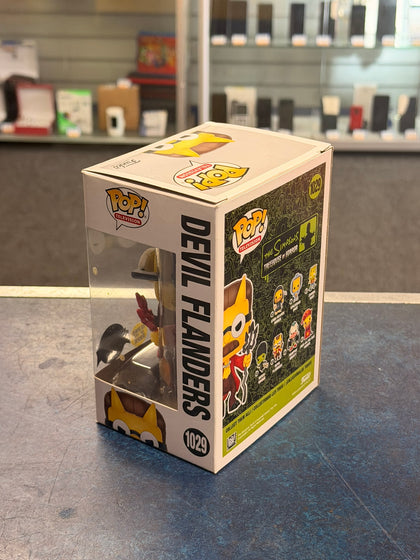 funko pop devil flanders the simpsons treehouse of horror 1029 glow in the dark