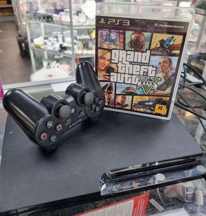 Sony PlayStation 3 500GB Slim Console + GTA V