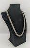 925 SILVER HALLMARKED, THICK CURBED CHAIN W/ LOBSTER LOCK, 72G, 20"