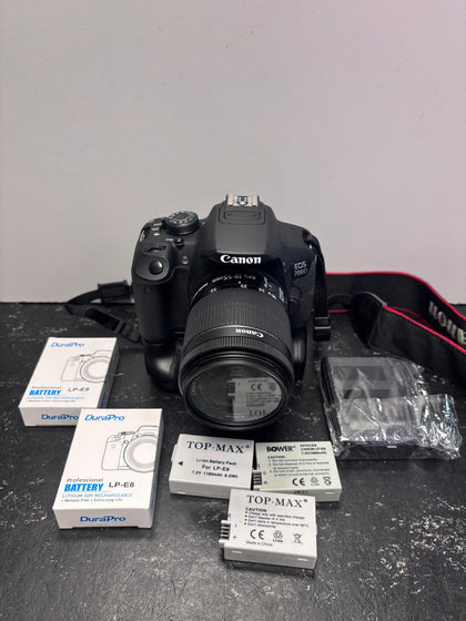 Canon Black EOS 700D with 18-55mm Lens