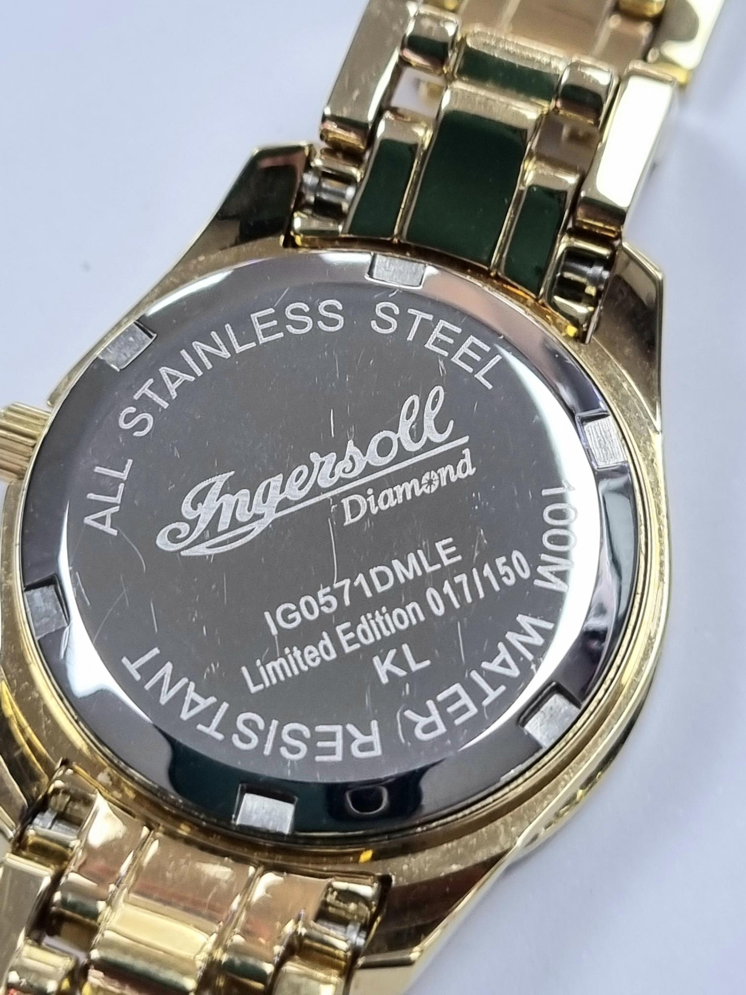 Ingersoll diamond mens watch sale