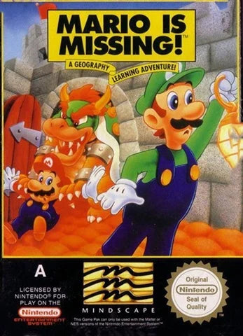 Nintendo Entertainment System Mario Is Missing ** Boxed **
