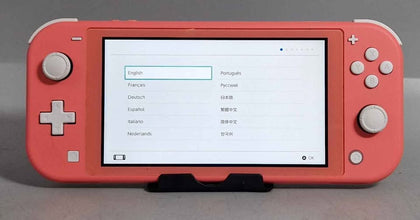 Nintendo Switch Lite Console 32GB Coral Pink Unboxed With Charger