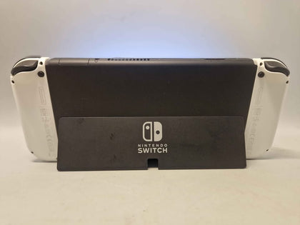 Switch Console, 64GB OLED + White Joy-Con, Discounted, minor scratch on screen