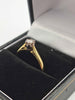 18ct Yellow Gold CZ Solitaire Ring – 2.71g – Size P – Classic Elegant Style