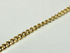 9ct yellow gold St. Christopher pendant with 22" chain