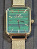 Daniel Wellington Quadro Pressed Evergold Green Womens' Watch