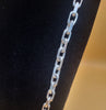925 Silver Cable link Chain - 49.45 - 23" - Hallmarked
