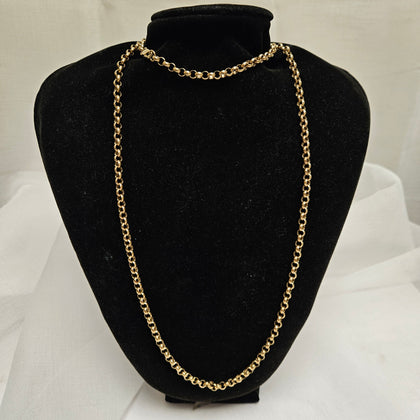 9ct Yellow Gold Belcher Chain 31.5