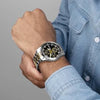 Sekonda Men's Dual Time Two Tone Stainless Steel Bracelet Watch