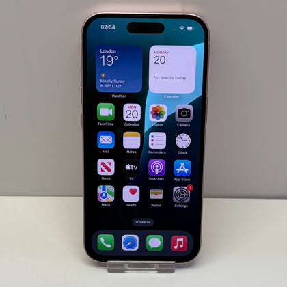 Apple iPhone 15 Unlocked Model A3090 128GB in Pink