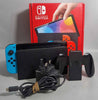 Nintendo Switch Console, 64GB OLED + Neon Red/Blue Joy-Con, Boxed