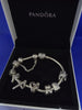 Pandora Bracelet 64.61g With 8 Charms (925 ALE Hallmarked) 8"