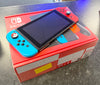 Nintendo Switch Console, 32GB + Neon Red/Blue Joy-Con, Boxed