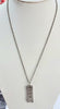 Vintage 1977 British Sterling Silver Ingot Pendant  Jubilee Queen Elizabeth