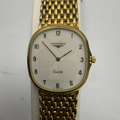 Longines Flagship 18CT Solid Gold Watch 32mm Quartz with Paperwork