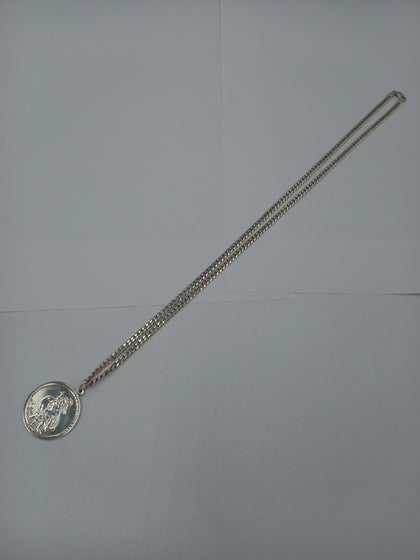 **BRAND NEW** Hallmarked 925 Silver Chain & Pendant - 24