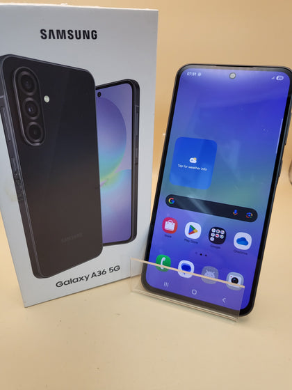 Samsung Galaxy A36 5G - 128GB Black - Boxed
