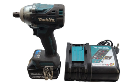 Makita DTW300 18V Li-Ion LXT Brushless Cordless Impact Wrench with Battery and Charger