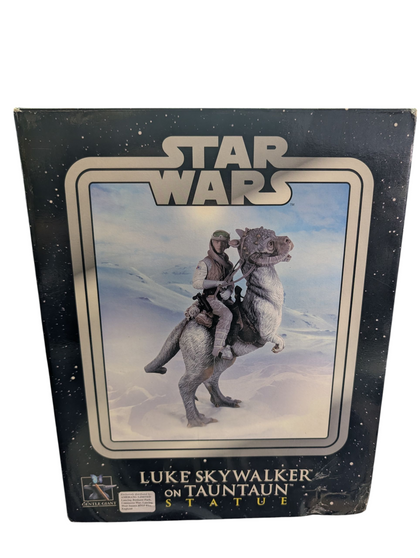 VINTAGE STAR WARS LUKE SKYWALKER ON TAUNTAUN STATUE BOXED