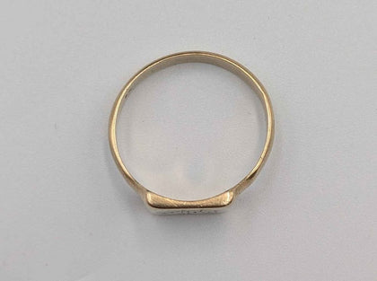 375 9K FULLY HALLMARKED, YELLOW GOLD, SIGNET RING, 5G, SIZE:Y/27, BOXED