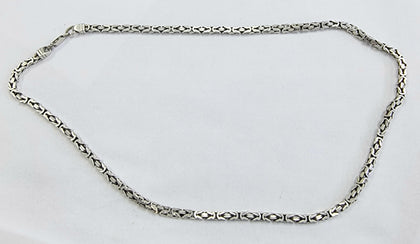 Silver Byzantine Chain 25