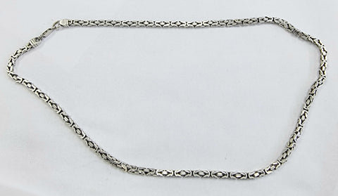 Silver Byzantine Chain 25
