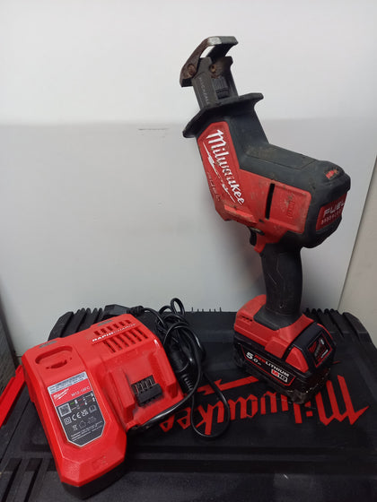 Milwaukee M18FHZ 18V Fuel Hackzall Reciprocating Saw With Carry Case.
