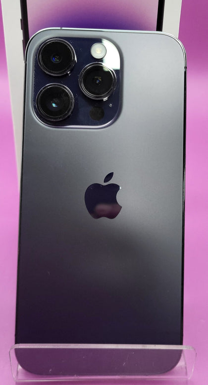 Apple iPhone 14 Pro 256GB Deep Purple, Unlocked. 87% Battery Health