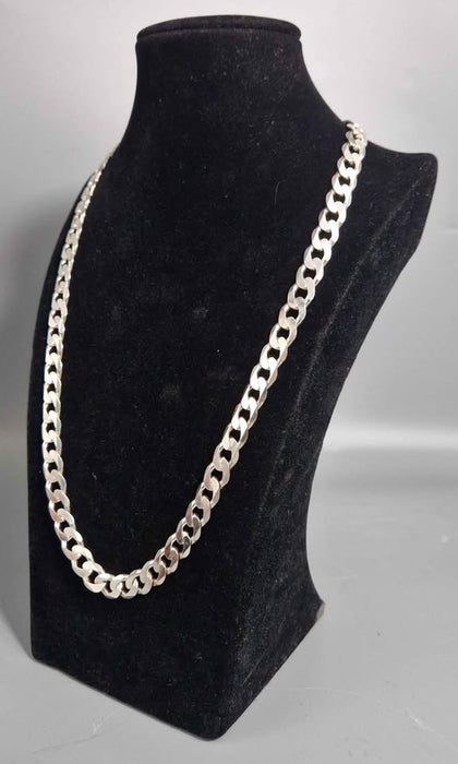 925 Silver Necklace 61.9G 22'' in Length
