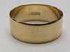 18CT GOLD WIDE WEDDING BAND SIZE P.5 PRESTON STORE