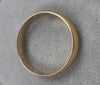 9ct Gold Band Size R1/2