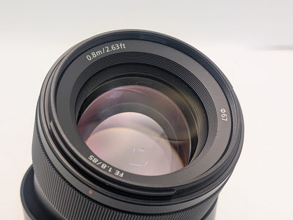 Sony SEL85F18 FE 1.8/85 E-Mount Lens - FULLY TESTED