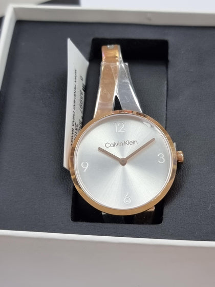 Calvin Klein Women's Joyful Watch Womens 25100028 Stainless Steel Gold Rose