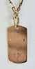 9ct Gold Chain With Diamond Pendant 21"