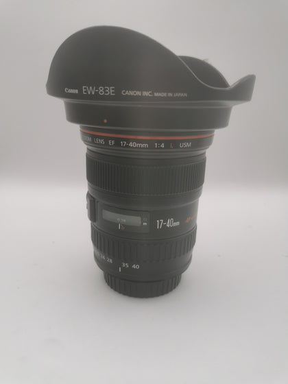 Canon EF 17-40mm f/4L USM Black Lens