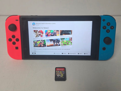 Nintendo Switch Neon Red/Blue Console & 1 Unboxed Game