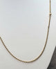 9ct gold necklace 19"