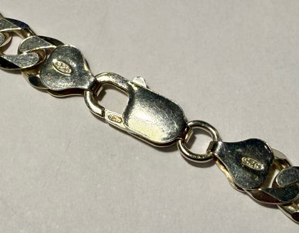 Sterling Silver Curb Chain 25”