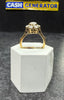 9ct Gold C/Z Ring (Size Q) 4.06g