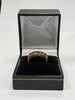 18ct Gold Ladies Garnet Ring , Red Stones ( Size Q ) 4.04g - ** Hallmarked **