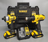 DeWalt XR 18V Li-ion Brushed Cordless Combi drill & impact driver (2 x 1.5Ah) DCZ298S2T-BQGB