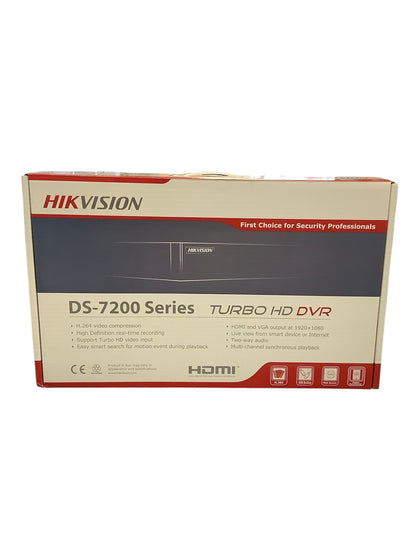 Hik Vision 4 Channel Turbo Hd Dvr 4k Cctv Security System Ds-7200